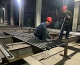 垂直水冷壁管片（8m）|φ32×8mm，截距62.5mm，5連根，總長8m|15CrMoG