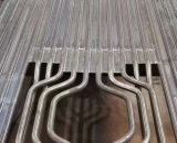 帶鰭片爐管 Φ32×6mm（外徑×厚度） 兩側(cè)對(duì)中焊接鰭片 鰭片寬6mm 厚6mm 材質(zhì)15CrMoG #1、#2上鍋螺旋水冷壁